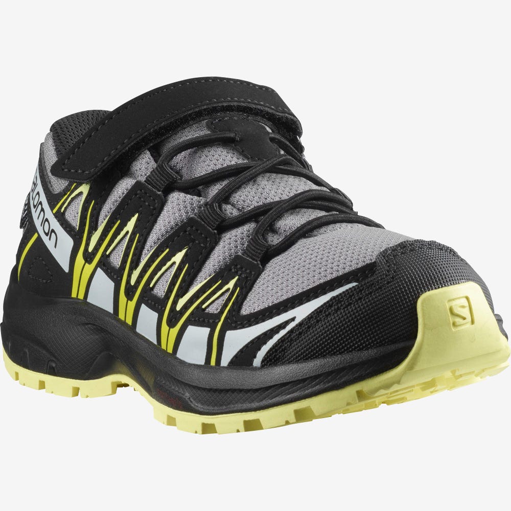 Kids' Salomon XA PRO 3D CSWP K Trail Running Shoes Black | MZAP-85460