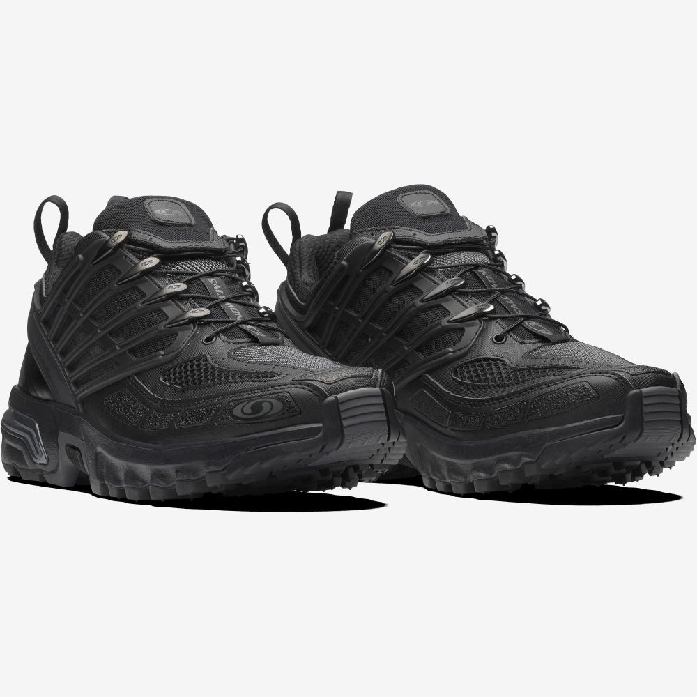 Men's Salomon ACS PRO ADVANCED Sneakers Black | SQZB-72601