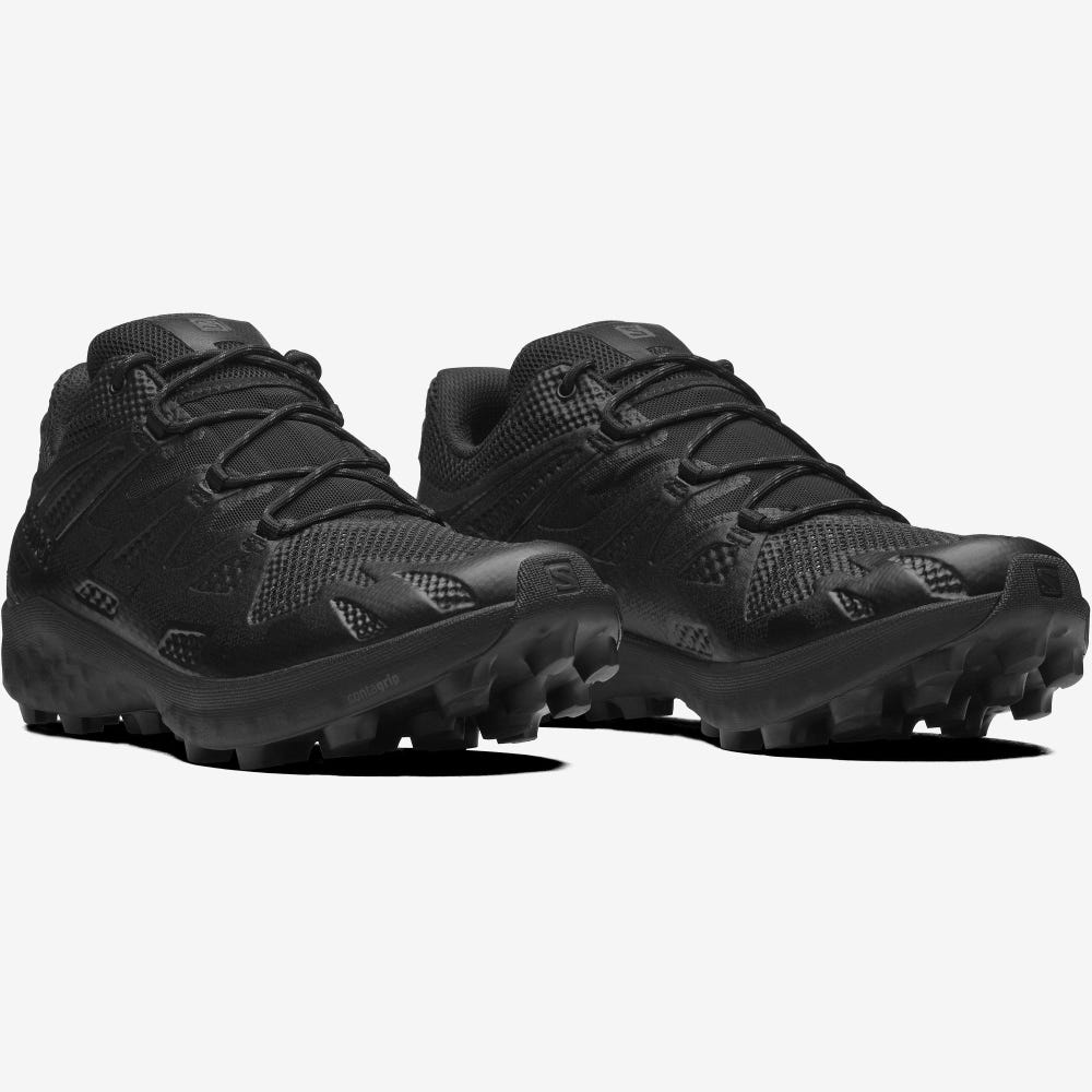 Men's Salomon CROSS ADVANCED Sneakers Black | GOLY-54613