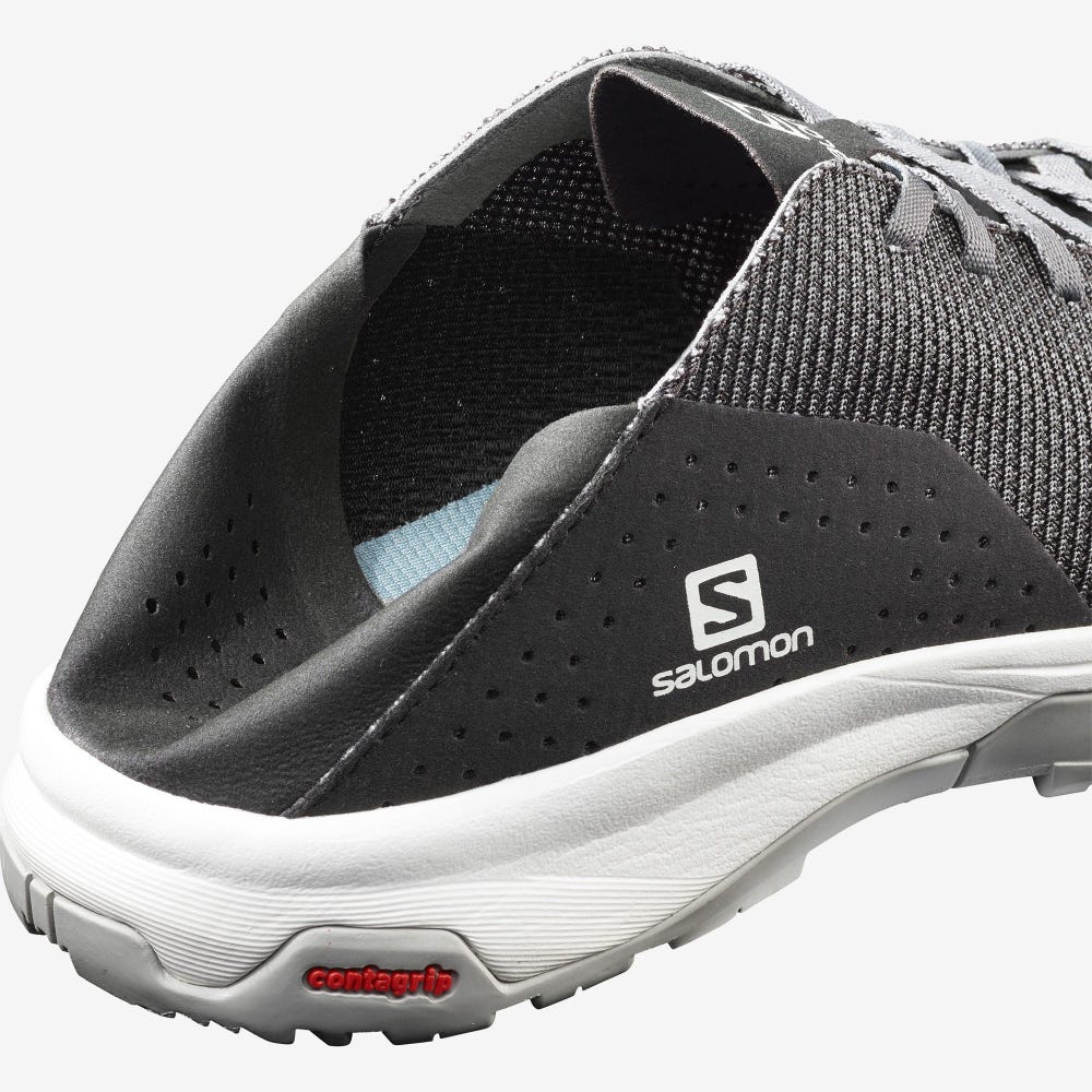 Men's Salomon TECH LITE Hiking Shoes Grey/Black | VRXY-41927