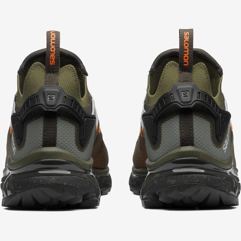 Men's Salomon XT-RUSH Sneakers Olive/Orange | SXDA-39268