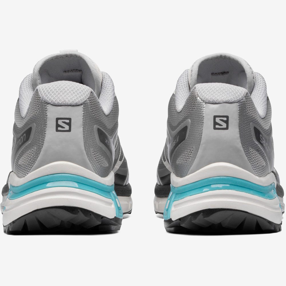 Men's Salomon XT-WINGS 2 ADVANCED Sneakers Grey/Silver Metal/Blue | RYBM-37054