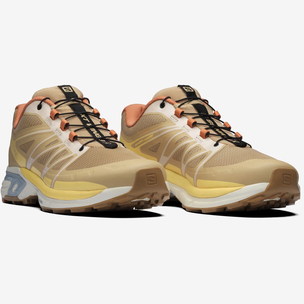 Men's Salomon XT-WINGS 2 Sneakers Brown/Orange | IFBH-49806