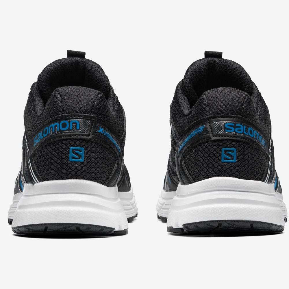 Men's Salomon X-MISSION 3 Sneakers Black/Blue | PEDY-57924