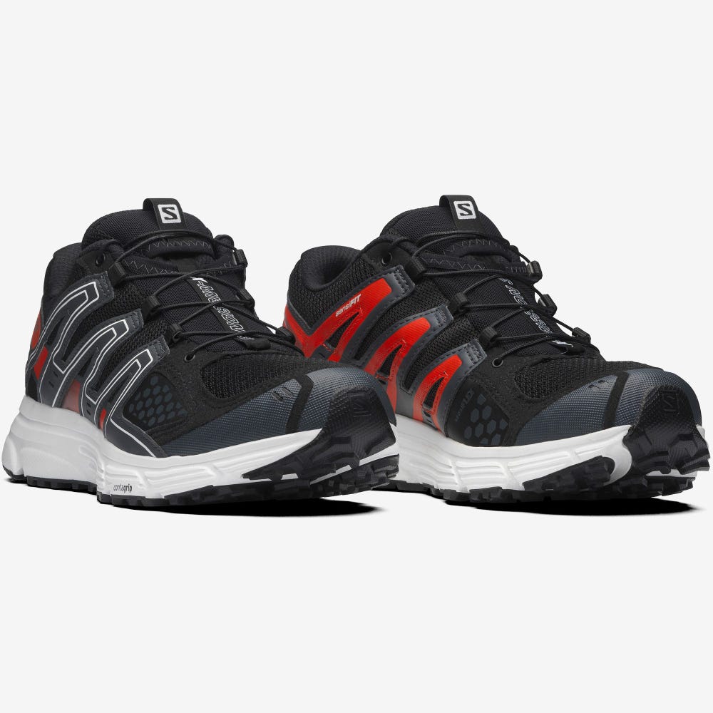 Men's Salomon X-MISSION 3 Sneakers Black/White/Pink | YGIL-14876