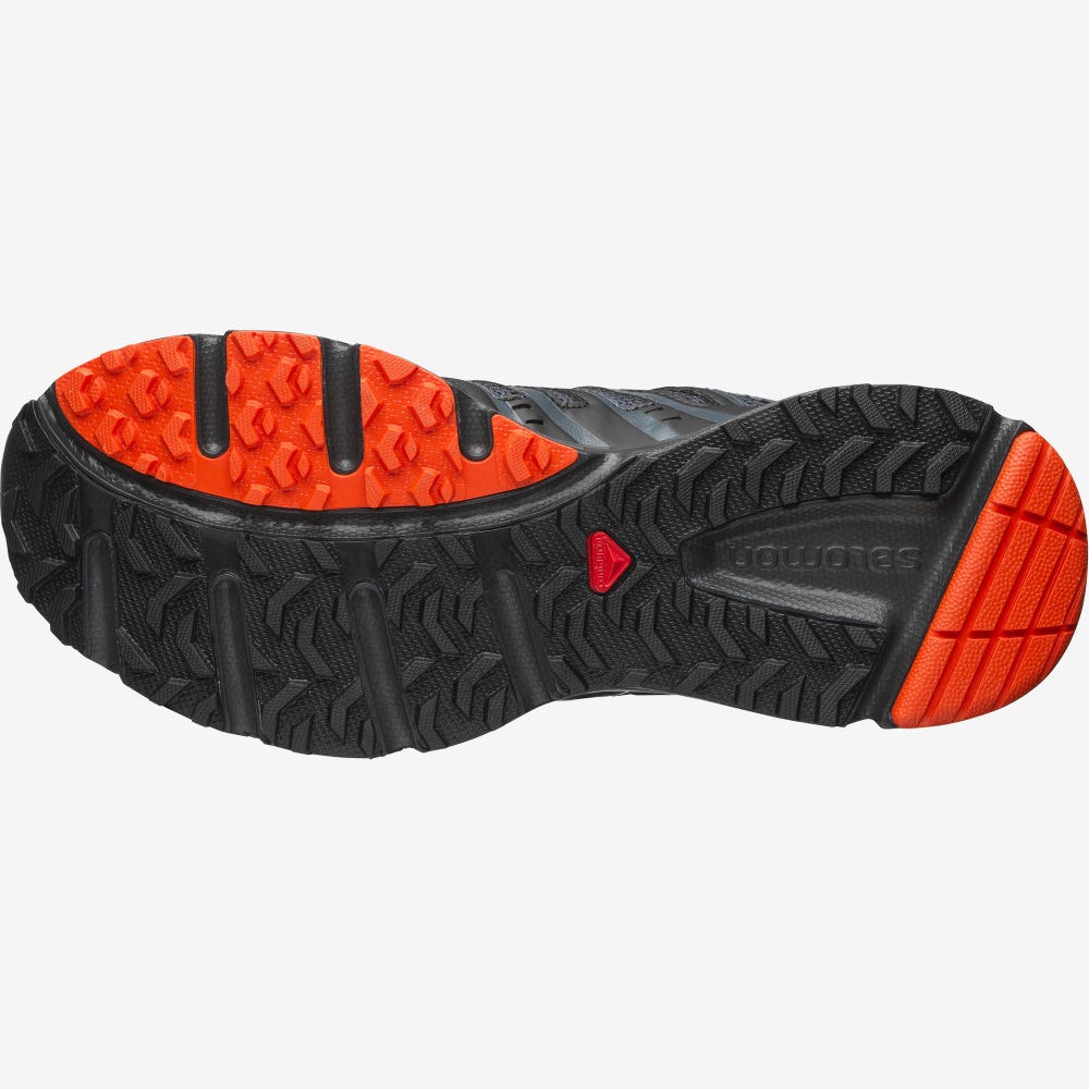 Men's Salomon X-MISSION 3 Sneakers Black/Red Orange | YVMR-71245