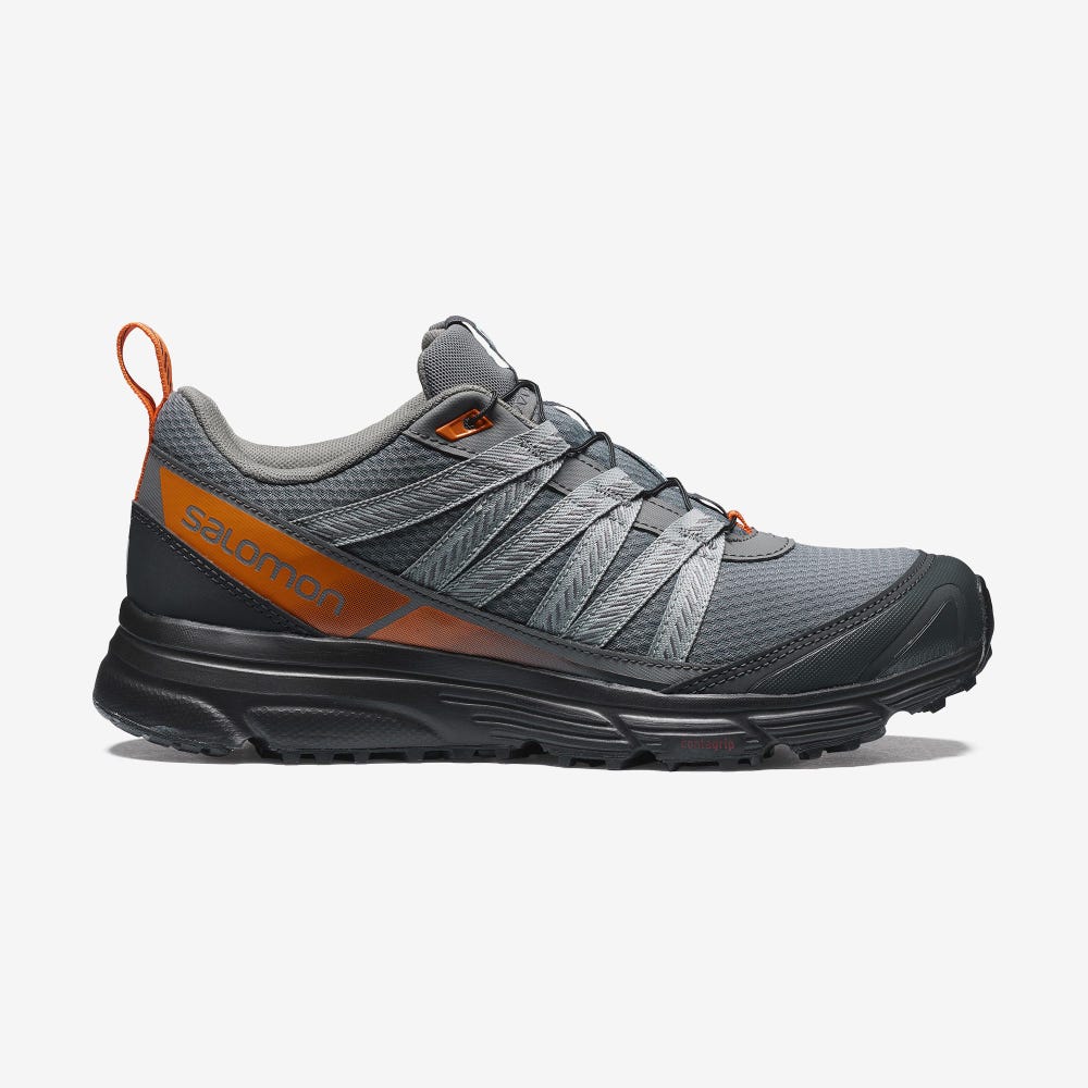 Men\'s Salomon X-MISSION MYST Sneakers Grey/Orange | TDMW-76431