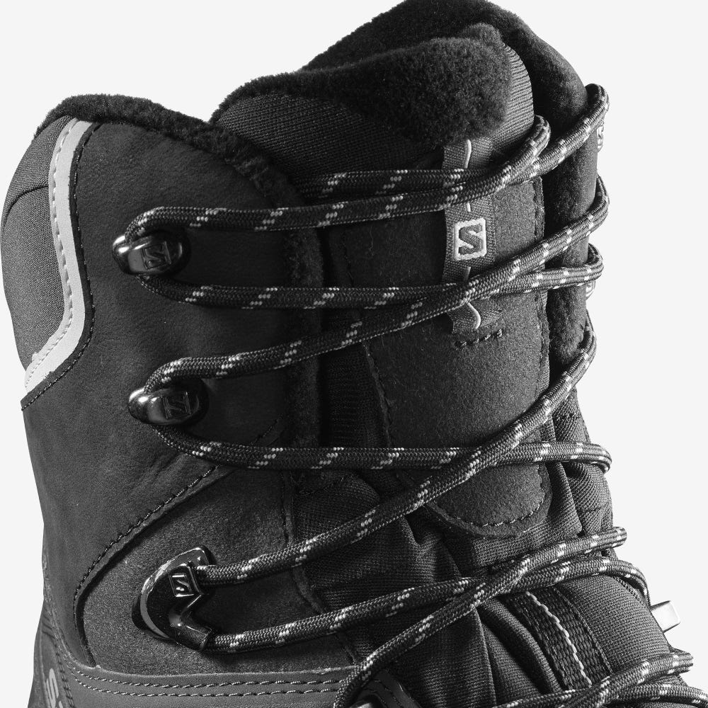 Men's Salomon X ULTRA WINTER CLIMASALOMON™ WATERPROOF 2 Winter Boots Black | FYOQ-90678