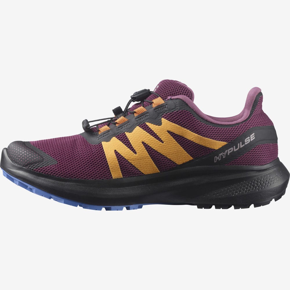 Women's Salomon HYPULSE GORE-TEX Trail Running Shoes Purple/Orange | XOKW-67930