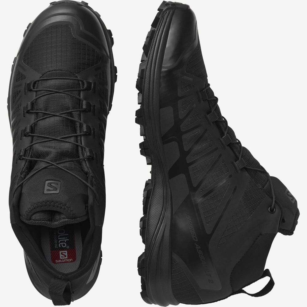 Women's Salomon SPEED ASSAULT 2 Tactical Boots Black | QBZI-15967