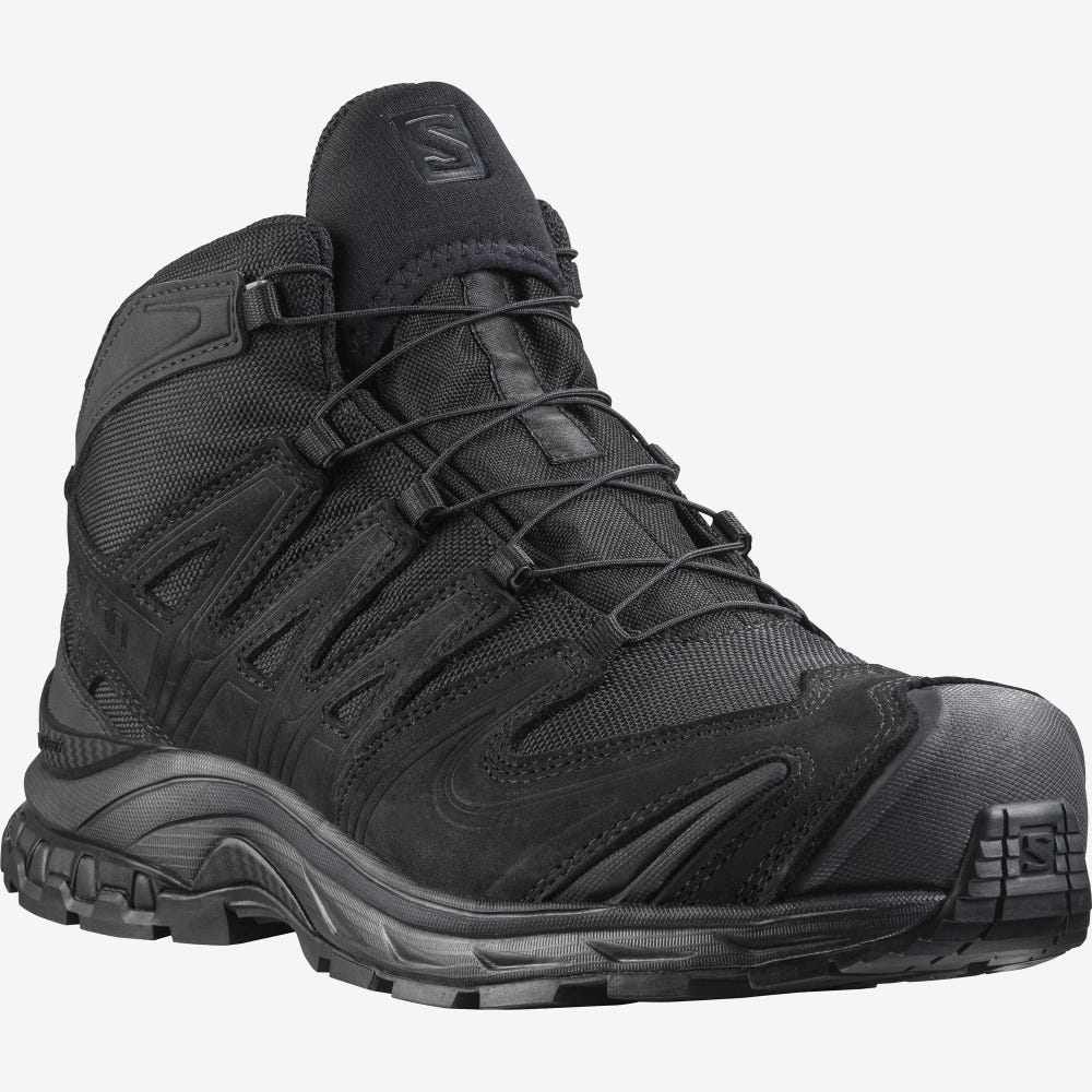 Women's Salomon XA FORCES MID GORE-TEX EN Tactical Boots Black | SDKJ-42756