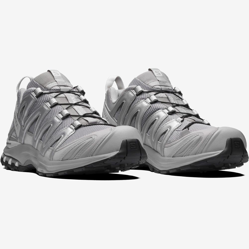 Women's Salomon XA PRO 3D Sneakers Grey/Silver | AFDG-29017