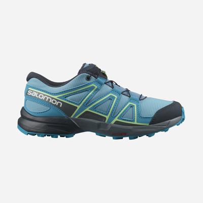 Kids' Salomon SPEEDCROSS Trail Running Shoes Blue | VJUH-40873