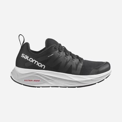 Men's Salomon GLIDE MAX Running Shoes Black/White | VAWK-58194