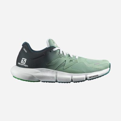 Men's Salomon PREDICT 2 Running Shoes Grey Green/Deep Green/Light Green | CFVW-64591