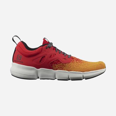 Men's Salomon PREDICT SOC 2 Running Shoes Yellow/Red/Black | ISOM-54791