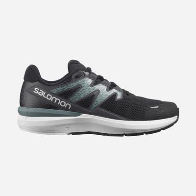 Men's Salomon SONIC 5 CONFIDENCE Running Shoes Black/White | CTJB-23970