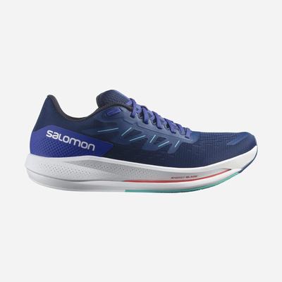 Men's Salomon SPECTUR Running Shoes Blue/Mint | QOZJ-90152