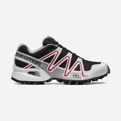 Men's Salomon SPEEDCROSS 3 GRADIENT Sneakers Black/White | POSK-48290