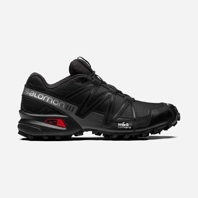 Men's Salomon SPEEDCROSS 3 Sneakers Black | MHFP-19708