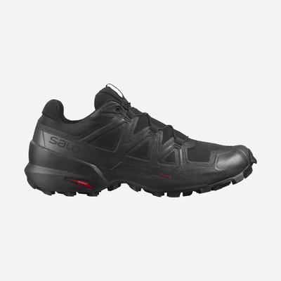 Men's Salomon SPEEDCROSS 5 Trail Running Shoes Black | HGTK-05942