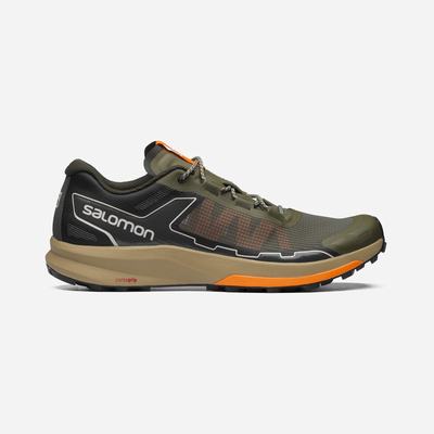 Men's Salomon ULTRA RAID Sneakers Olive/Deep Green | JSLK-58936