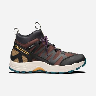 Men's Salomon XA PRO 1 MID GORE-TEX Sneakers Chocolate/Black | RINS-62430