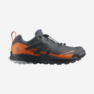 Men's Salomon XA ROGG 2 GORE-TEX Trail Running Shoes Grey/Orange | XBEG-40269