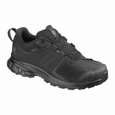 Men's Salomon XA WILD GORE-TEX Hiking Shoes Black | PFXW-14305