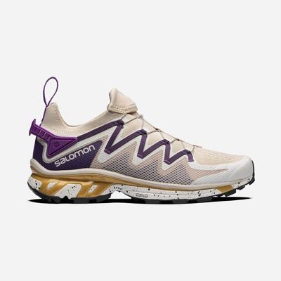 Men's Salomon XT-RUSH Sneakers Beige/Purple/Gold | XCMK-46871