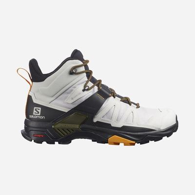 Men's Salomon X ULTRA 4 MID GORE-TEX Hiking Boots Beige/Black | YUBV-15049