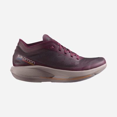 Women's Salomon PHANTASM Running Shoes Purple/Purple | MEGA-36950