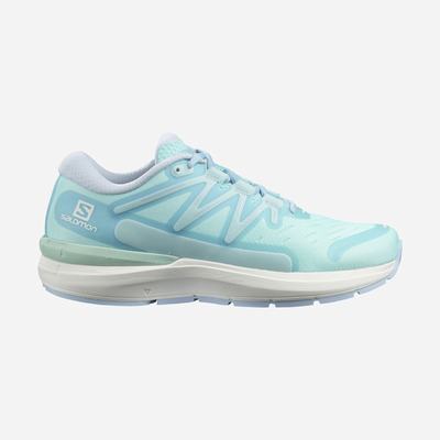 Women's Salomon SONIC 4 Confidence Running Shoes Turquoise/White/Blue | LDXE-29468