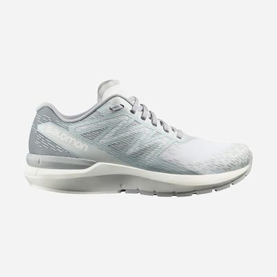 Women's Salomon SONIC 5 BALANCE Running Shoes White/Blue | AXMP-91402