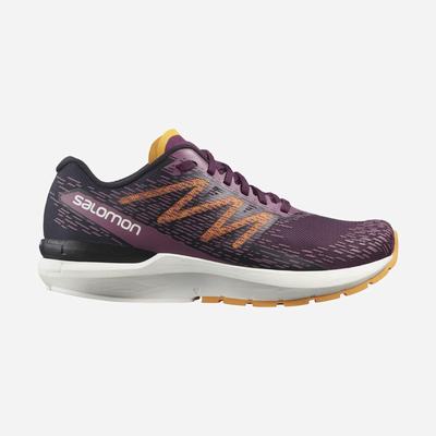 Women's Salomon SONIC 5 BALANCE Running Shoes Purple/Black/Orange | TYXJ-51097