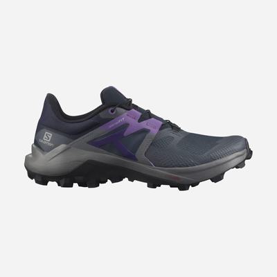 Women's Salomon WILDCROSS 2 Trail Running Shoes Royal Purple | ZTQU-58104