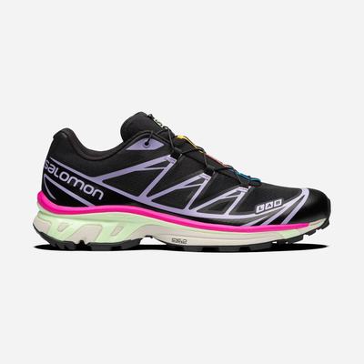 Women's Salomon XT-6 Sneakers Black/Lavender | CFIB-50396